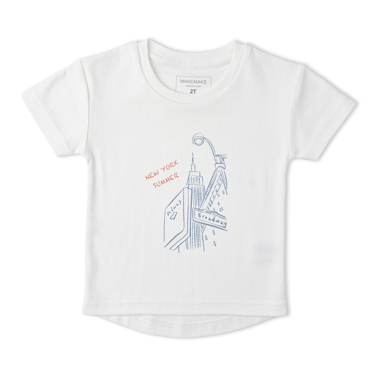 Organic Cotton Graphic Tee & Shorts Set - New York