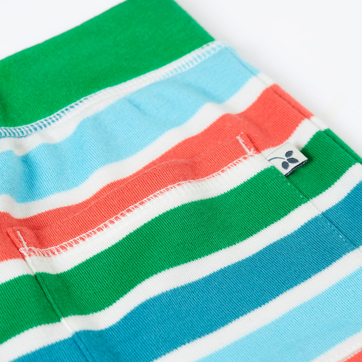Organic Cotton Shorts - Breton Stripe