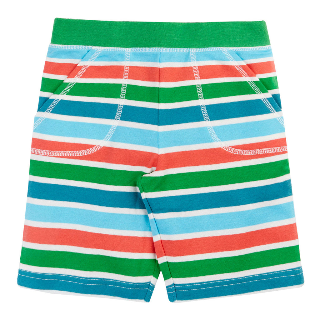 Organic Cotton Shorts - Breton Stripe