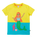 Organic Cotton Short Sleeve T-Shirt - Mermaid Appliqué