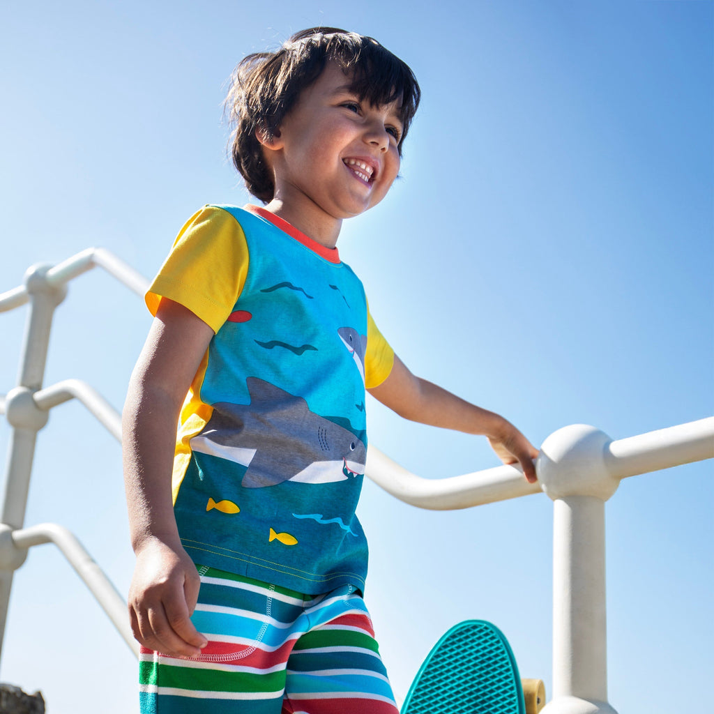 Organic Cotton Short Sleeve T-Shirt - Sharks