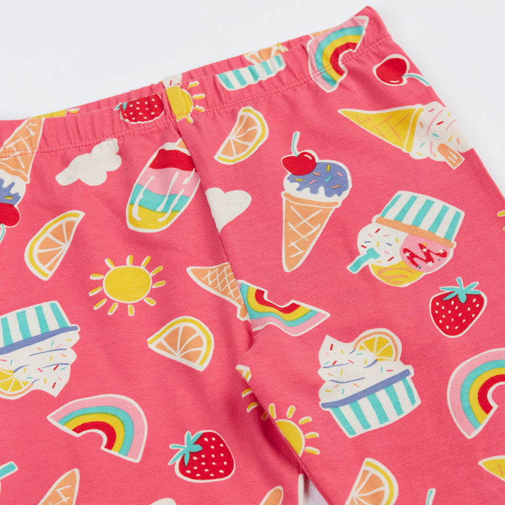 Organic Cotton Bike Shorts - Summer Sprinkles