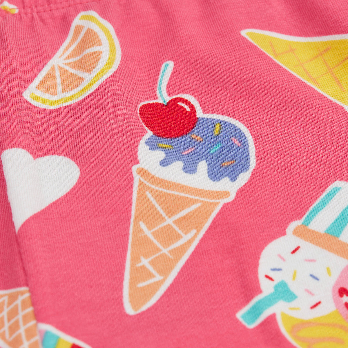 Organic Cotton Bike Shorts - Summer Sprinkles