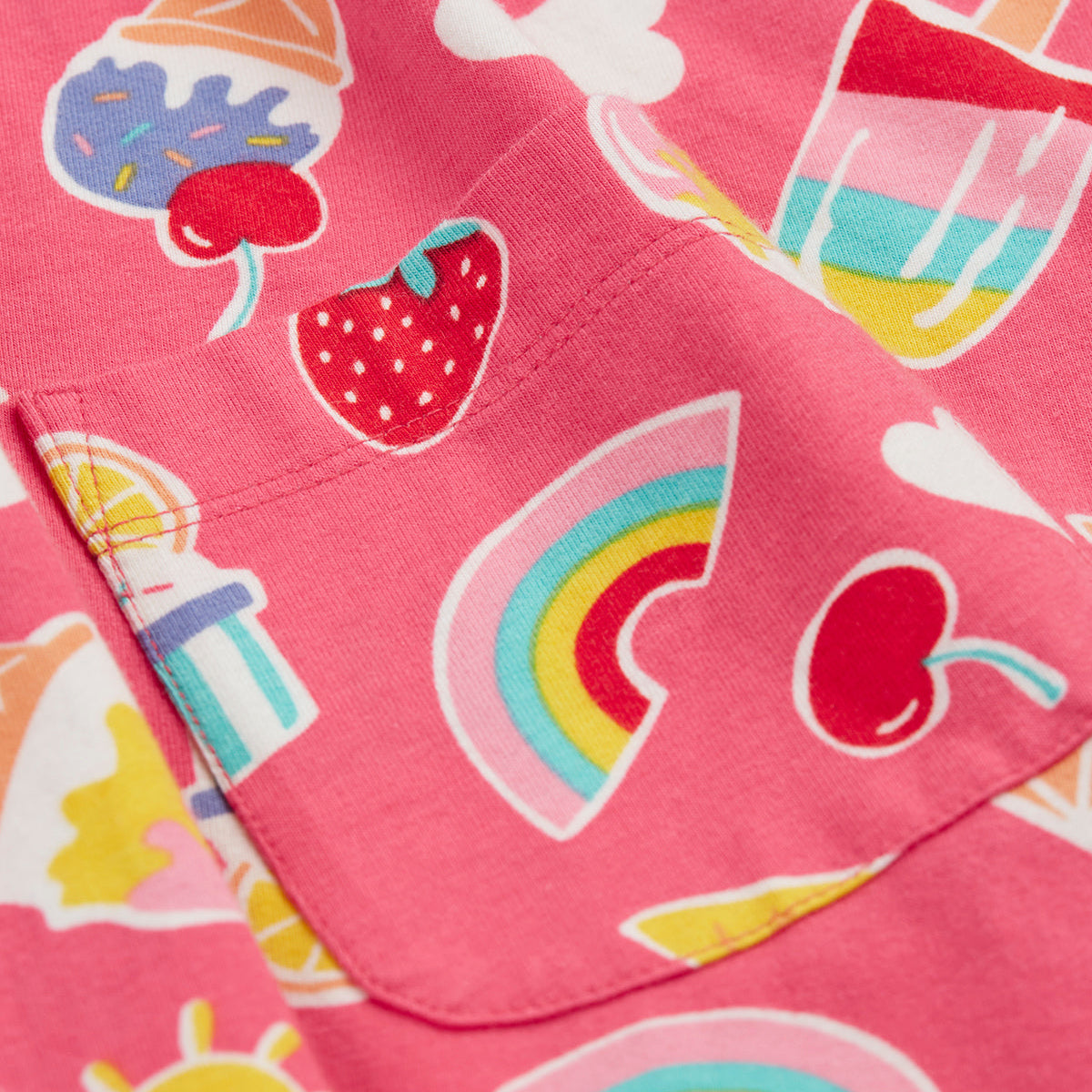 Organic Cotton Sleeveless Dress - Summer Sprinkles