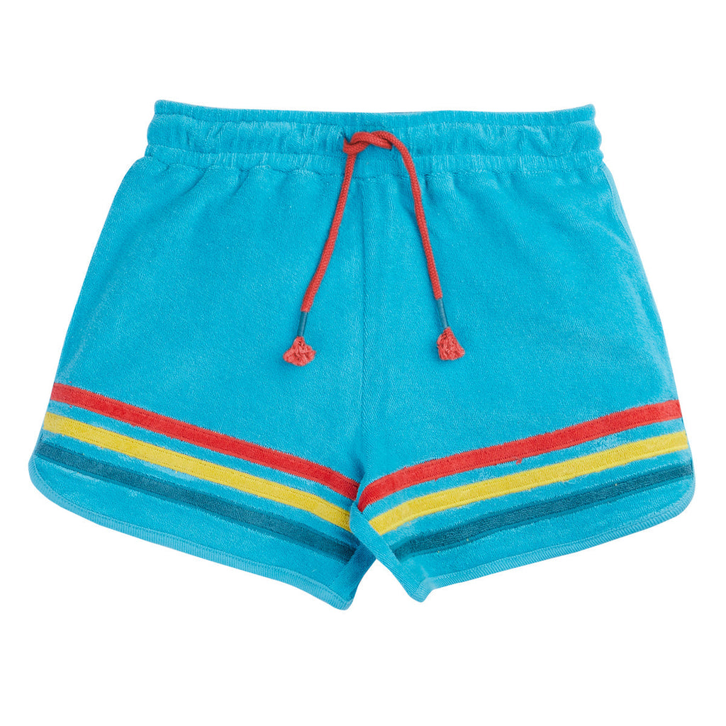 Organic Cotton Terry Shorts - Sea Blue