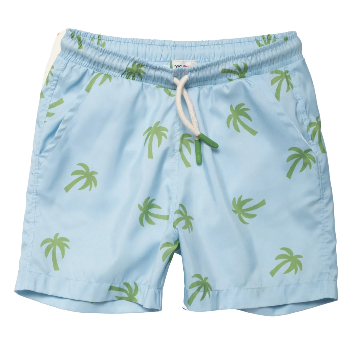 Recycled Polyester Swim Trunk - Palm Tree