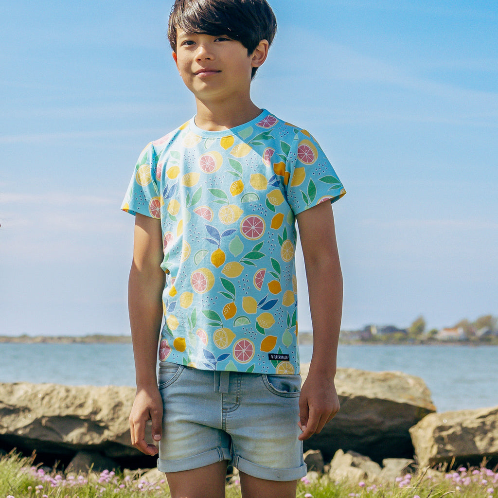 Stretch Green Denim® Shorts- Light Wash