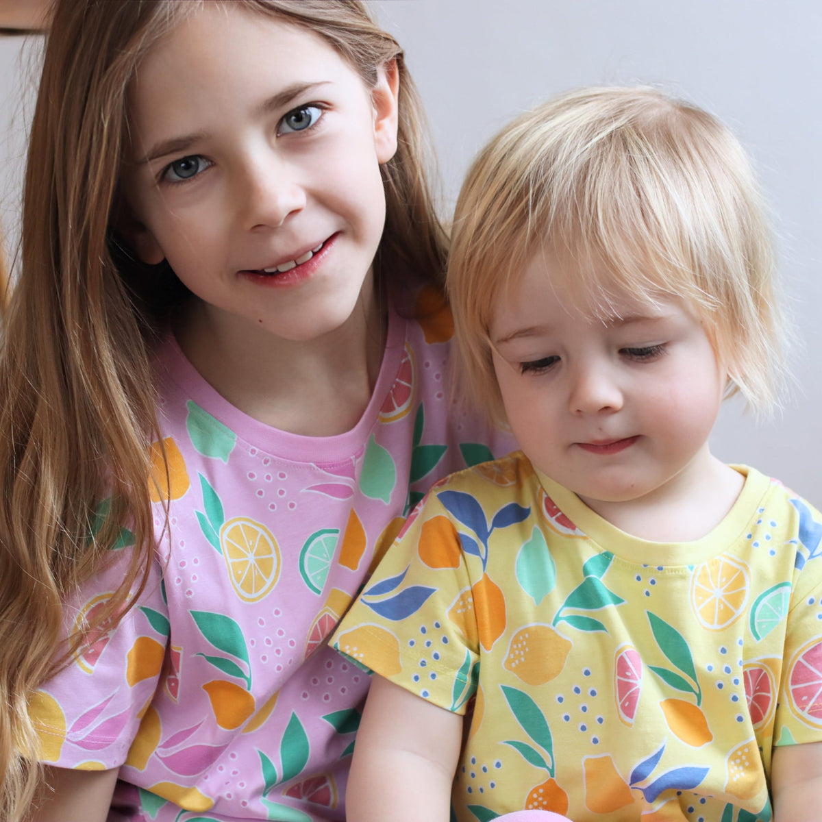 Organic Cotton Short Sleeve Tee - Lemon Bliss Banana Yellow