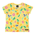 Organic Cotton Short Sleeve Tee - Lemon Bliss Banana Yellow