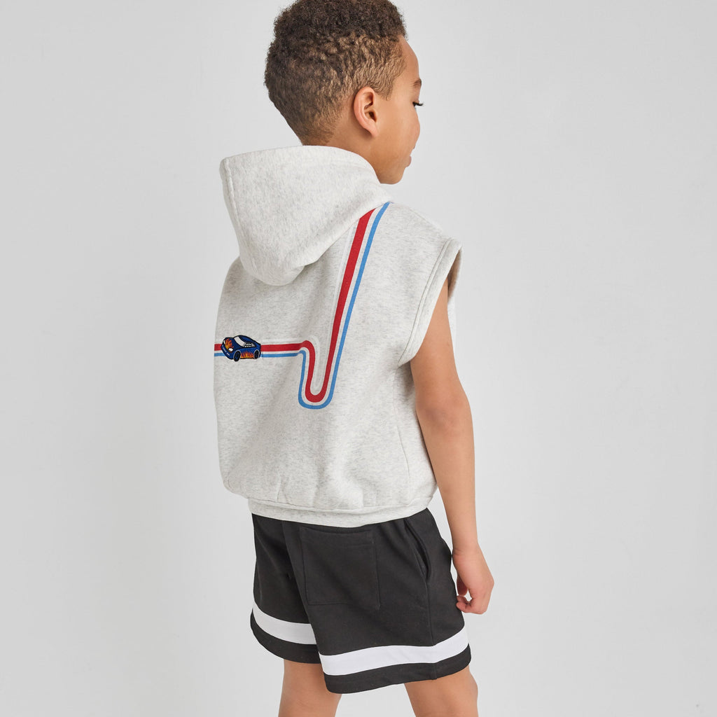 Organic Cotton Shorts - Black Striped