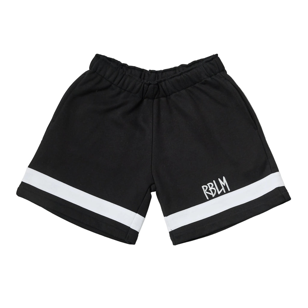 Organic Cotton Shorts - Black Striped