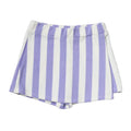 Organic Cotton Terry Skort - Purple Striped