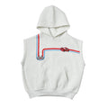 Organic Cotton Sleeveless Hoodie - Racecar
