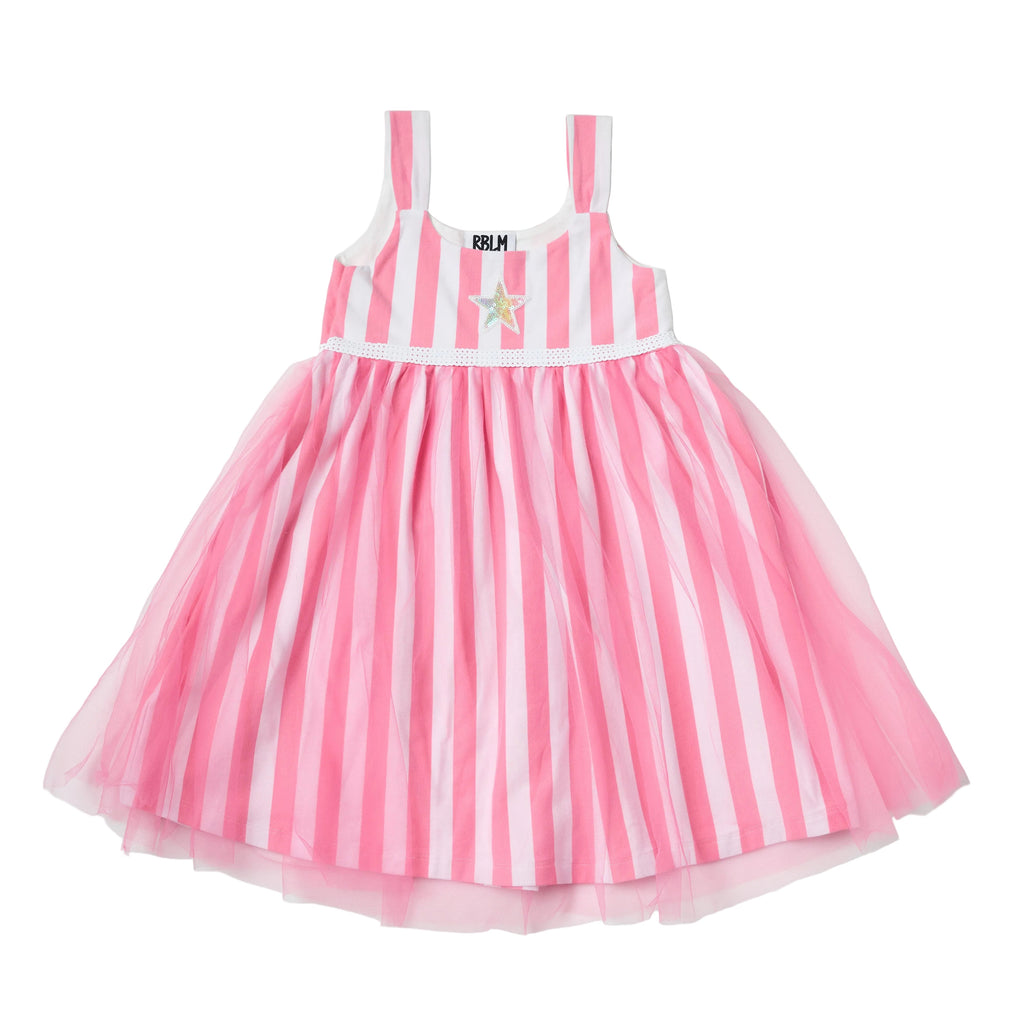 Organic Cotton Tank Dress - Star & Stripes