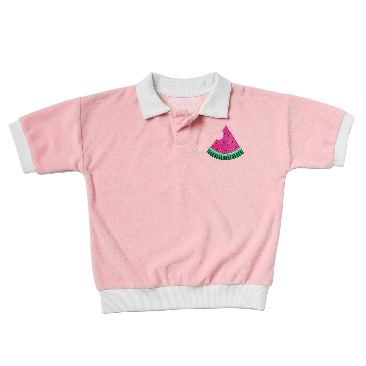 Organic Cotton Terry Polo - Watermelon
